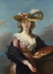 Elisabeth Vigée Lebrun Auto-portrait au chapeau de paille